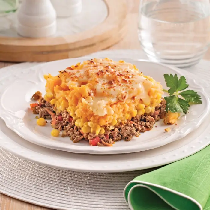 Canada's Cozy Beef-Corn-Mash Comfort Tower