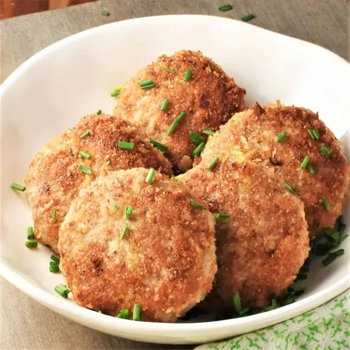 Golden Fried Meat Discs That Mean Business