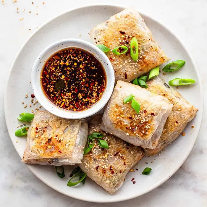 Crispy Rice Wrapper Pork Pockets – Saigon Style